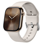 ピンバックルシリコンウォッチバンド、Apple Watch Series 10 46mm用