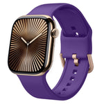 ピンバックルシリコンウォッチバンド、Apple Watch Series 10 42mm用