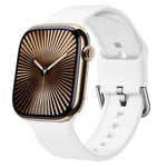 ピンバックルシリコンウォッチバンド、Apple Watch Series 10 42mm用