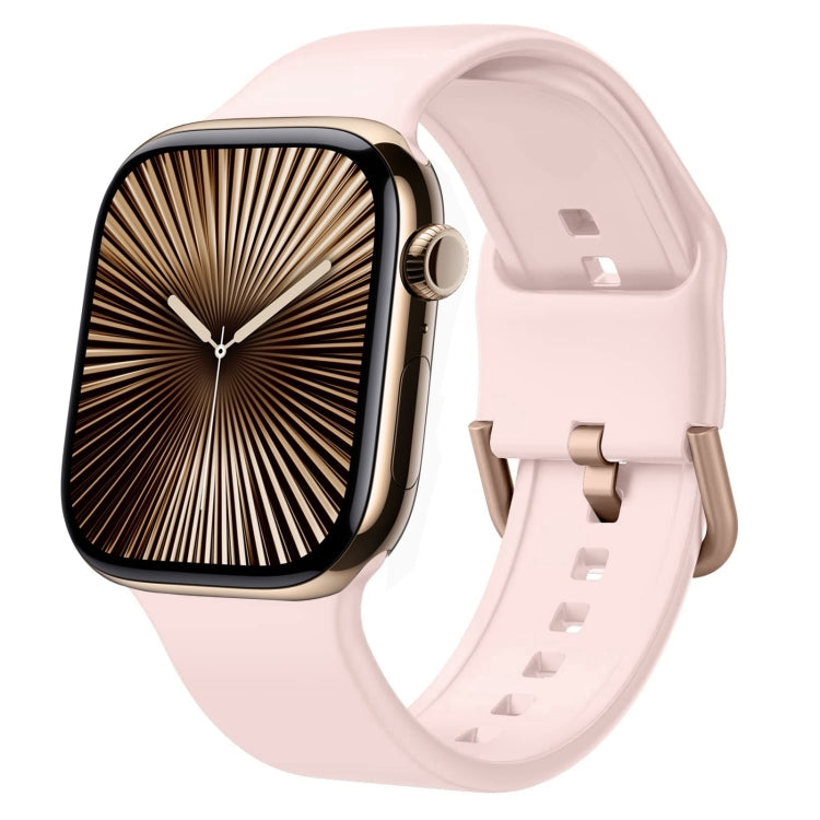 ピンバックルシリコンウォッチバンド、Apple Watch Series 10 42mm用