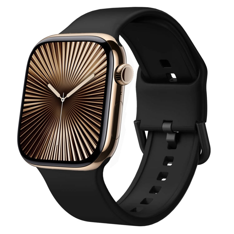 ピンバックルシリコンウォッチバンド、Apple Watch Series 10 42mm用