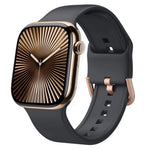ピンバックルシリコンウォッチバンド、Apple Watch Series 10 42mm用