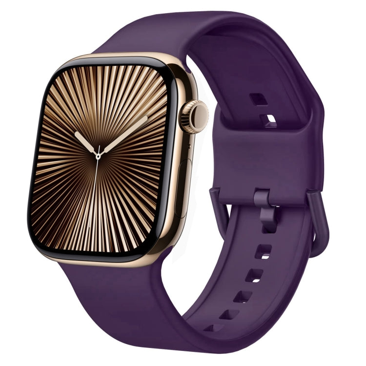 ピンバックルシリコンウォッチバンド、Apple Watch Series 10 42mm用