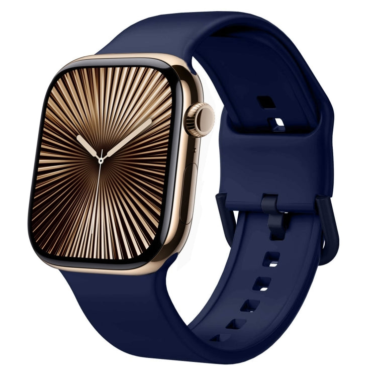 ピンバックルシリコンウォッチバンド、Apple Watch Series 10 42mm用