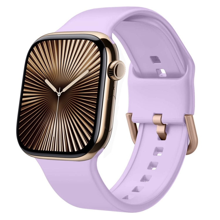 ピンバックルシリコンウォッチバンド、Apple Watch Series 10 42mm用