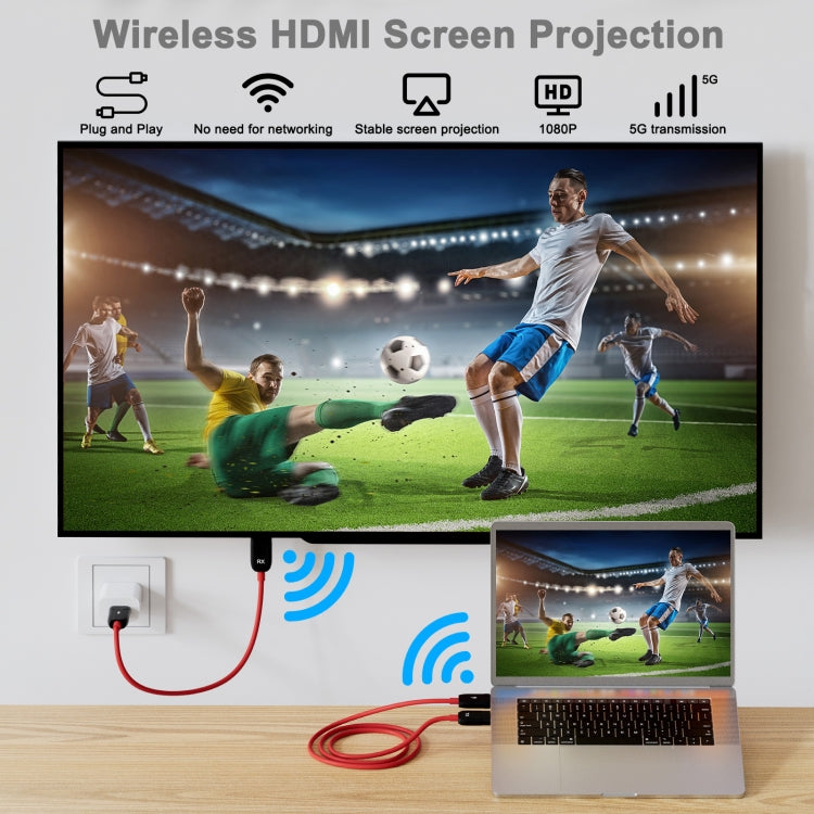 THT-020-8 4イン1 HDMI送信機 ワイヤレス画面共有セット, THT-020-8