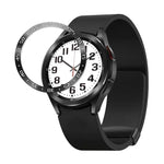 Aスタイルスマートウォッチスチールリング保護フレーム、Samsung Galaxy Watch6 Classic 47mm用、Samsung Galaxy Watch6 Classic 43mm用