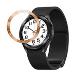 Aスタイルスマートウォッチスチールリング保護フレーム、Samsung Galaxy Watch6 Classic 47mm用、Samsung Galaxy Watch6 Classic 43mm用