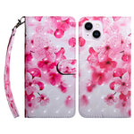 3D Painted Leather Phone Case, For iPhone 15 Pro Max, For iPhone 15 Pro, For iPhone 15 Plus, For iPhone 15