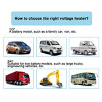 Car 500W High-power Electric Heater Defroster, 12V 2-hole, 24V 2-hole, 12V 4-hole, 24V 4-hole, 12V Classic 2-hole 600W