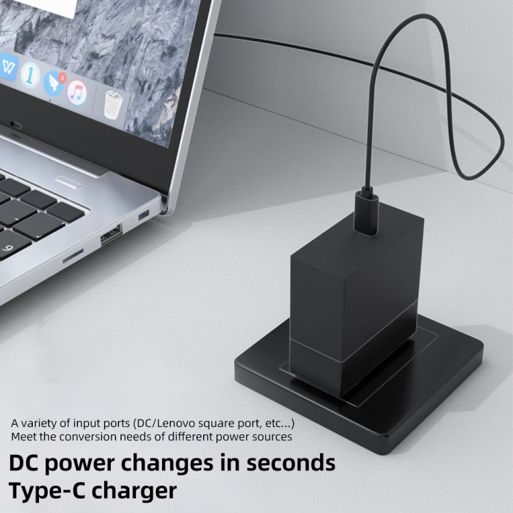 100W N 3.5X1.35mm メスからUSB-C/Type-C オスプラグ充電アダプター、3.5X1.35mm