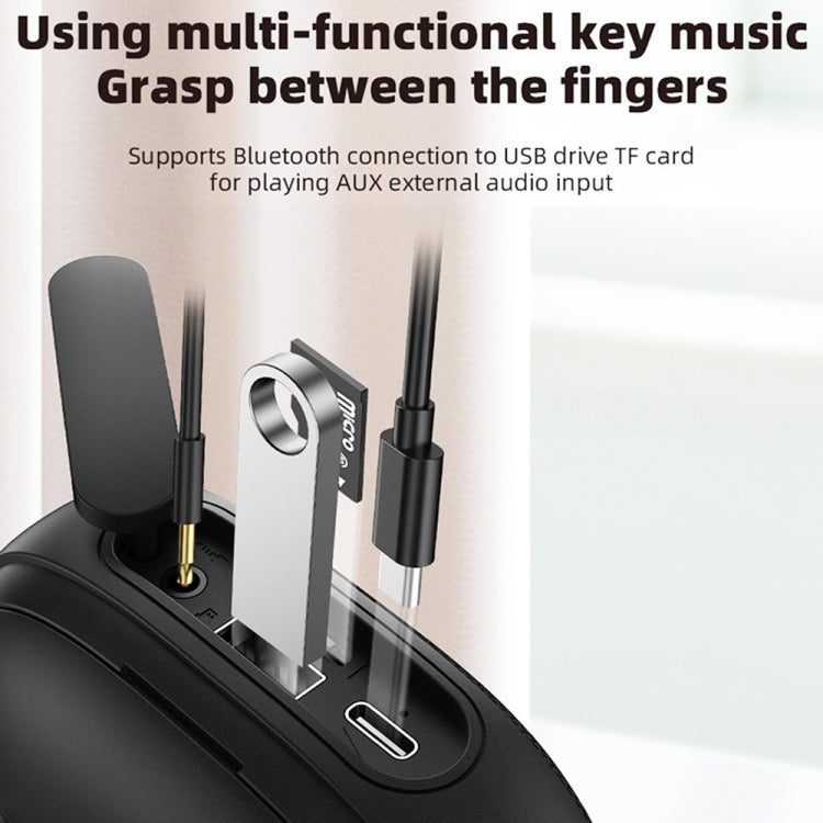 T&G TG-813 2イン1 TWS Bluetoothスピーカーイヤホン 充電ケース付き