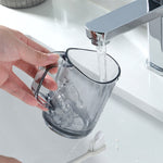 Plastic Transparent Acrylic Teeth Brushing Mouthwash Cup, 1pc