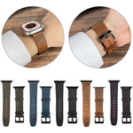 レトロテクスチャーレザーウォッチバンド、Apple Watch Ultra 49mm用、Apple Watch SE 2023 44mm用、Apple Watch SE 2023 40mm用、Apple Watch 8 41mm用、Apple Watch 8 45mm用、Apple Watch Ultra 2 49mm用、Apple Watch 9 45mm用、Apple Watch SE 2022 40mm用