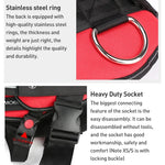 ペット犬用アンチスプリントオックスフォード布製K9チェストストラップ牽引ロープストラップ、Mは13-23kg用、Lは23-30kg用、XLは28-40kg用、XXLは40-70kg用、Sは6-14kg用