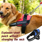 ペット犬用アンチスプリントオックスフォード布製K9チェストストラップ牽引ロープストラップ、Mは13-23kg用、Lは23-30kg用、XLは28-40kg用、XXLは40-70kg用、Sは6-14kg用