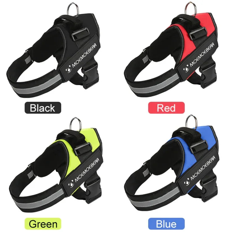 ペット犬用アンチスプリントオックスフォード布製K9チェストストラップ牽引ロープストラップ、Mは13-23kg用、Lは23-30kg用、XLは28-40kg用、XXLは40-70kg用、Sは6-14kg用