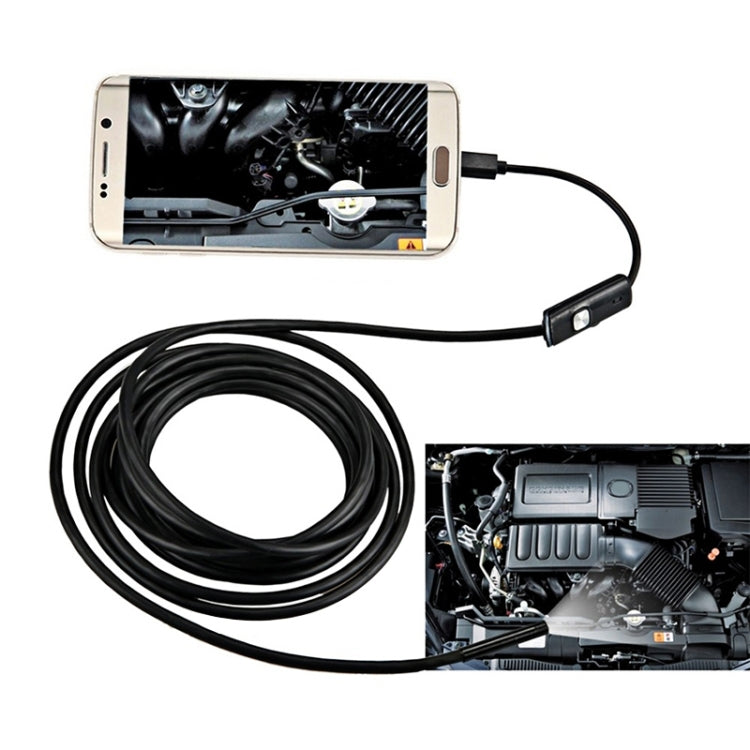 AN97 防水マイクロ USB 内視鏡スネークチューブ検査カメラ OTG機能対応 Androidスマートフォン用、6個のLED付き、5.5mm、8mm
