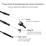AN97 防水マイクロ USB 内視鏡スネークチューブ検査カメラ OTG機能対応 Androidスマートフォン用、6個のLED付き、5.5mm、8mm