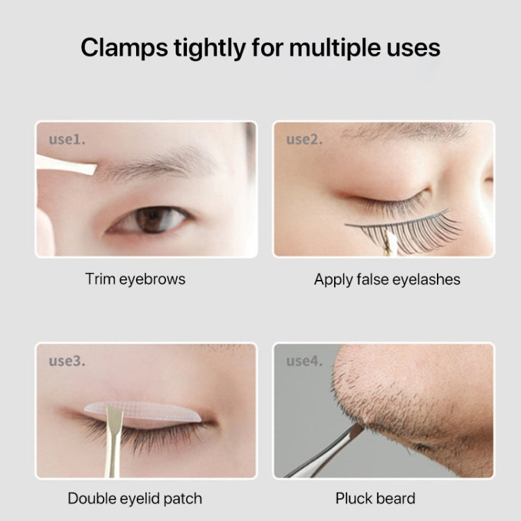 眉クリップ ステンレス製多機能斜め眉クリップ