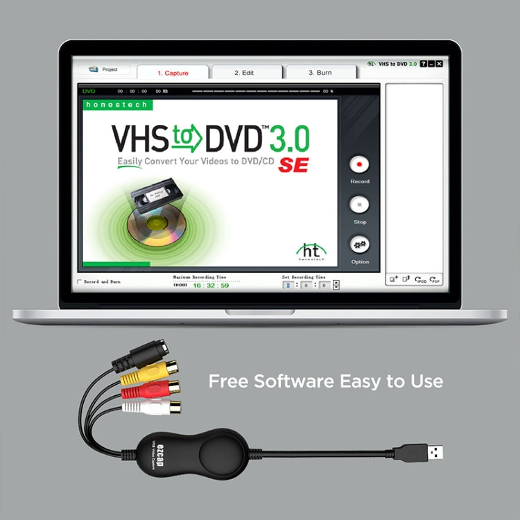 Ezcap 158A ドライバーフリー USB2.0 UVCビデオキャプチャカード, Ezcap 158A