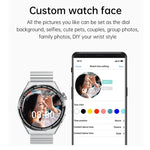 HDT MAX 1.60インチ ブラックダイヤル シリコンバンド IP68防水 スマートウォッチ Bluetooth通話対応, ブラックダイヤル シリコンバンド
