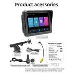 B5570 サンシェードスタイル 車載 MP5プレーヤー 7インチ ワイヤレス CarPlay、スマホ連携対応、B5570