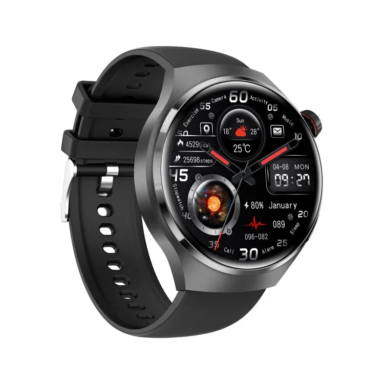 G4 スマートブレスレット 1.53インチ スマートウォッチ, Bluetooth通話 / NFC / 心拍数対応