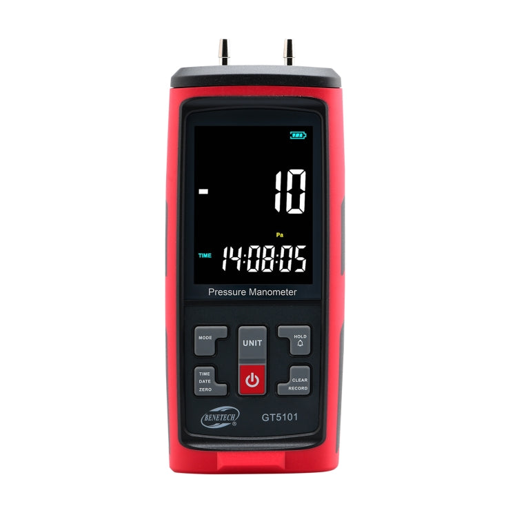 BENETECH GT5101 LCDディスプレイ差圧計、1KPa、2KPa、4KPa、10KPa、40KPa、50KPa、125Pa、250Pa、100KPa