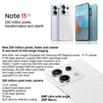 Xiaomi Redmi Note 13 Pro 5G、6.67インチ MIUI 14 Snapdragon 7s Gen 2 オクタコア 4nm 最大2.4GHz、NFC、ネットワーク：5G、16GB+512GB