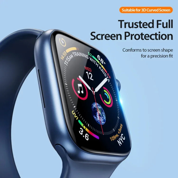 DUX DUCIS Pmmaシリーズ 3D表面複合ソフトウォッチフィルム、Apple Watch Series 6 / 5 / 4 / SE 44mm用、Apple Watch Series 6 / 5 / 4 / SE 40mm用、Apple Watch Series 11 / 10 46mm用、Apple Watch Series 11 / 10 42mm用                                ...
