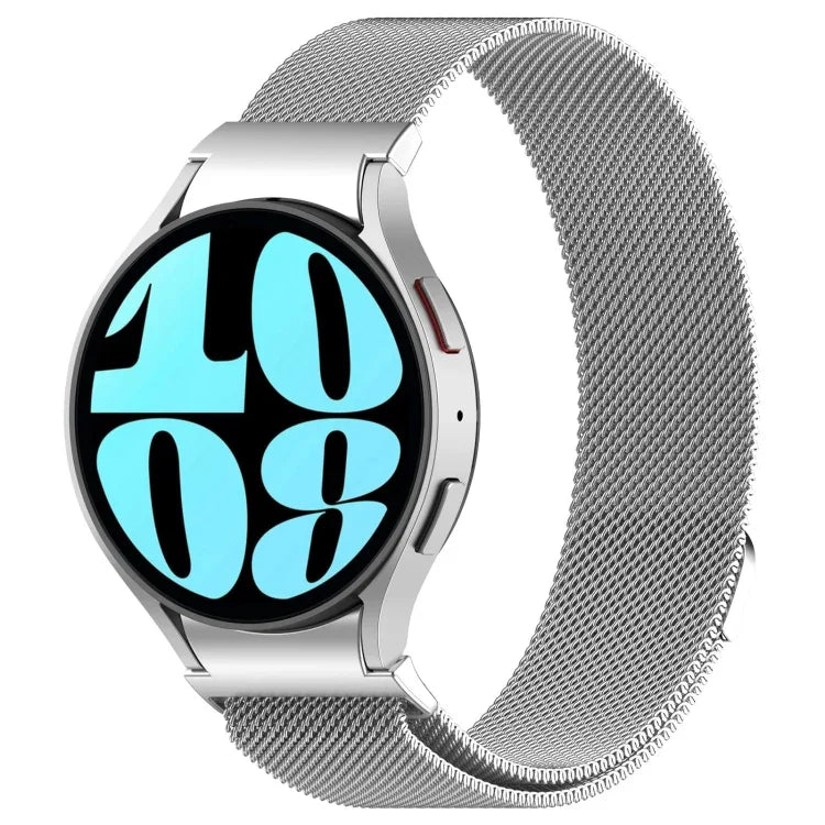 ボタンスタイル ミラノ磁気メタルウォッチバンド、Samsung Galaxy Watch 6用