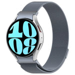 ボタンスタイル ミラノ磁気メタルウォッチバンド、Samsung Galaxy Watch 6用