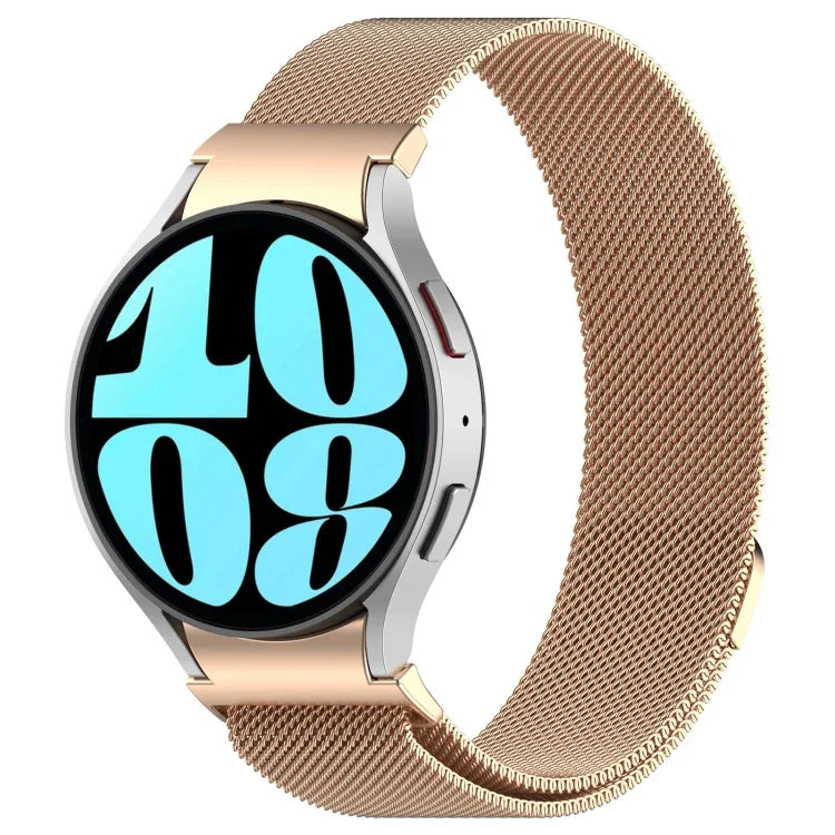 ボタンスタイル ミラノ磁気メタルウォッチバンド、Samsung Galaxy Watch 6用