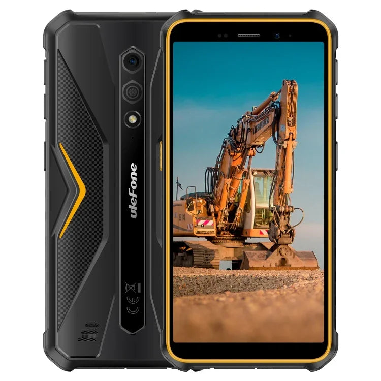 Ulefone Armor X12、耐衝撃スマホ、顔認証、5.45インチ Android 13 Go MediaTek Helio A22 クアッドコア、ネットワーク：4G、NFC、3GB+32GB