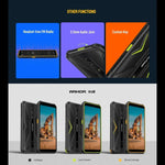 Ulefone Armor X12、耐衝撃スマホ、顔認証、5.45インチ Android 13 Go MediaTek Helio A22 クアッドコア、ネットワーク：4G、NFC、3GB+32GB