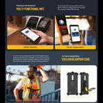 Ulefone Armor X12、耐衝撃スマホ、顔認証、5.45インチ Android 13 Go MediaTek Helio A22 クアッドコア、ネットワーク：4G、NFC、3GB+32GB
