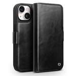 QIALINO クラシック 103 バックル 本革電話ケース、iPhone 17e / 16e 用、iPhone 17 Pro Max 用、iPhone 17 Pro 用、iPhone 17 用、iPhone Air 用、iPhone 15 Pro Max 用、iPhone 15 Plus 用、iPhone 15 用