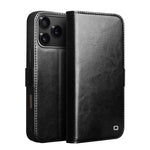 QIALINO クラシック 103 バックル 本革電話ケース、iPhone 17e / 16e 用、iPhone 17 Pro Max 用、iPhone 17 Pro 用、iPhone 17 用、iPhone Air 用、iPhone 15 Pro Max 用、iPhone 15 Plus 用、iPhone 15 用