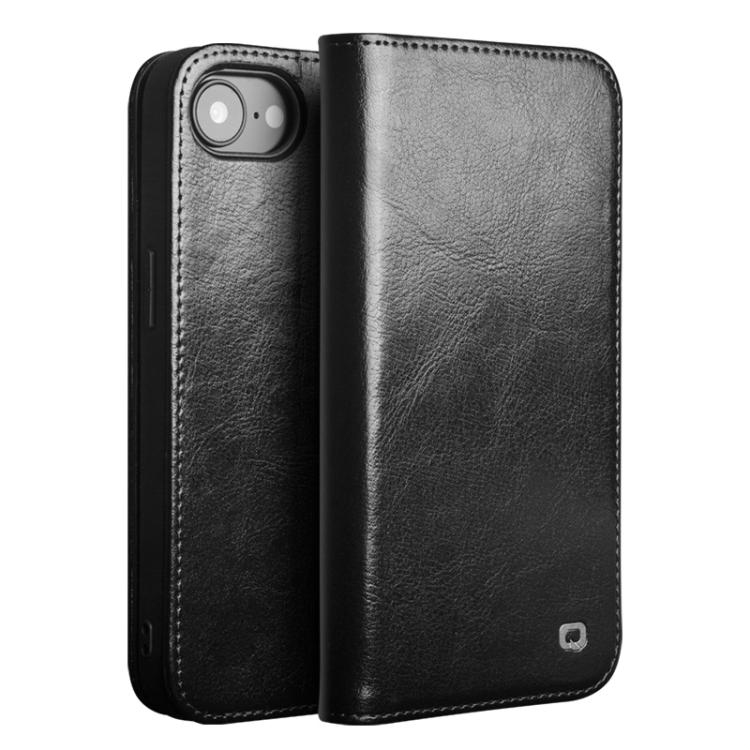 QIALINO クラシック 本革電話ケース、iPhone 16e / 17e 用、iPhone 17 Pro Max 用、iPhone 17 Pro 用、iPhone 17 用、iPhone Air 用、iPhone 16 Pro Max 用、iPhone 16 Pro 用、iPhone 16 Plus 用、iPhone 16 用、iPhone 15 Pro Max 用