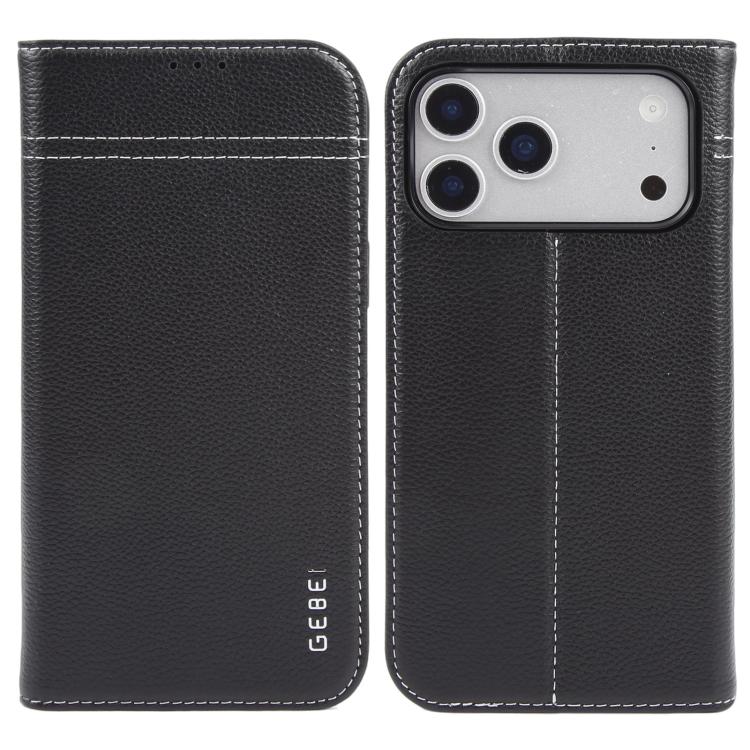 GEBEI トップグレイン 横開きレザー電話ケース、iPhone 17e / 16e 用、iPhone 17 Pro Max 用、iPhone 17 Pro 用、iPhone 17 用、iPhone Air 用、iPhone 16 Pro Max 用、iPhone 16 Pro 用、iPhone 16 Plus 用、iPhone 16 用、iPhone 15 Pro Max 用