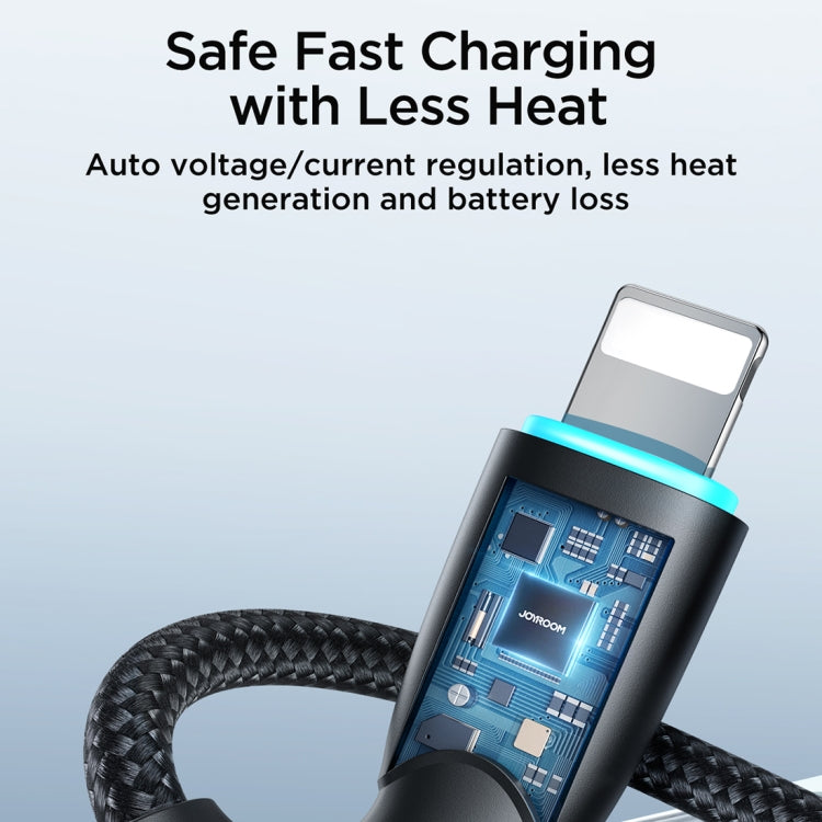JOYROOM SA32-CL3 スターリーシリーズ 30W USB-C / Type-C から 8ピン 急速充電データケーブル USB-C / Type-C から 8ピン