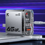 WK WP-U156 パイオニアシリーズ 65W USB+デュアル USB-C/Type-C GaN チャージャー、WP-U156