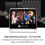 Tonivent TON170 1400万画素 5インチ HDスクリーン フィルムスキャナー、TON170 ホワイト