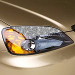 For Honda Civic 2001-2003 Car Light Eyebrow Diamond Decorative Sticker, Left and Right Drive, For Honda Civic 2001-2003 Light Eyebrow
