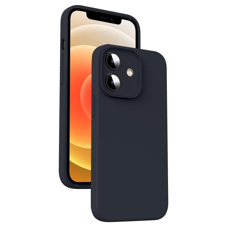 マイクロファイバー 液体シリコン 衝撃吸収スマホケース、iPhone 12 用、iPhone 12 Pro Max 用、iPhone 12 Pro 用