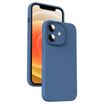 マイクロファイバー 液体シリコン 衝撃吸収スマホケース、iPhone 12 用、iPhone 12 Pro Max 用、iPhone 12 Pro 用