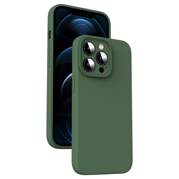 マイクロファイバー 液体シリコン 衝撃吸収スマホケース、iPhone 12 用、iPhone 12 Pro Max 用、iPhone 12 Pro 用