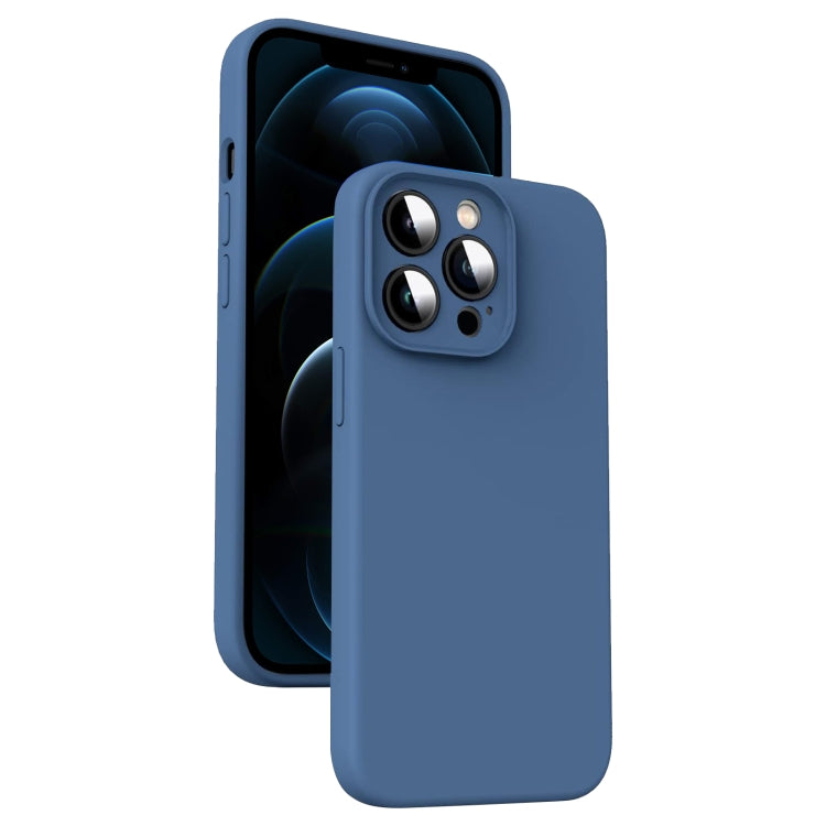 マイクロファイバー 液体シリコン 衝撃吸収スマホケース、iPhone 12 用、iPhone 12 Pro Max 用、iPhone 12 Pro 用