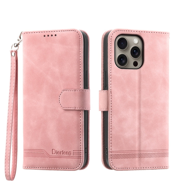 Dierfeng ドリームライン TPU ハイブリッド PU レザー iPhoneケース、iPhone 17 Pro Max 用、iPhone 17 Pro 用、iPhone 17 用、iPhone Air 用、iPhone 16e 用、iPhone 16 Pro Max 用、iPhone 16 Pro 用、iPhone 16 Plus 用
